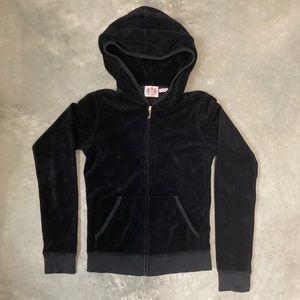 Juicy Couture plain black hoodie. Size P/ XS